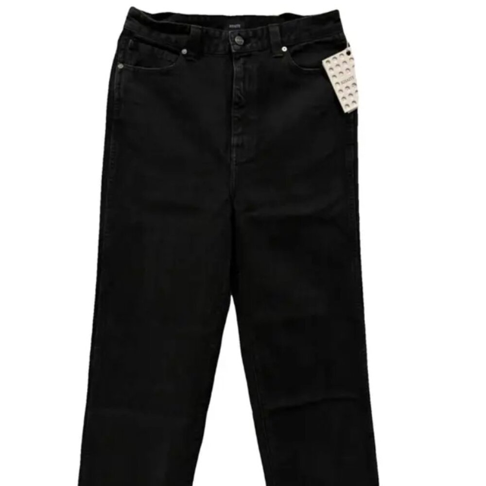 KHAITE STRAIGHT BLACK JEANS NWT